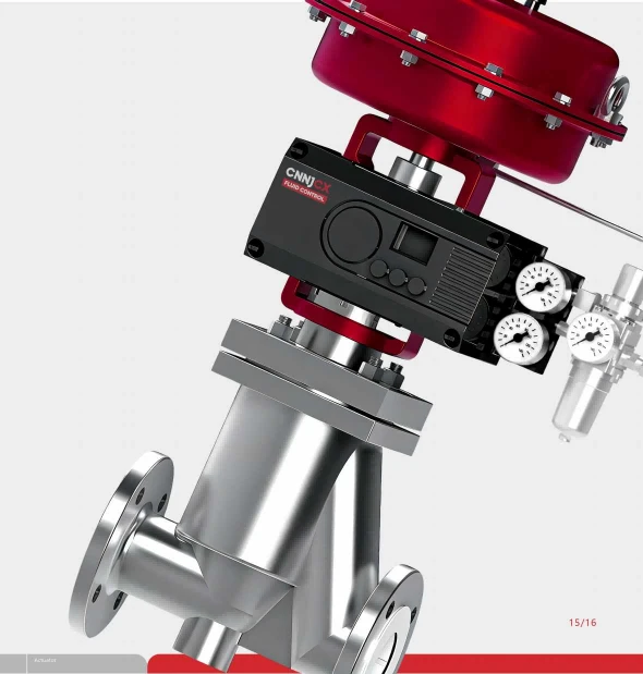 FLUORINE-LINED CONTROL VALVE
