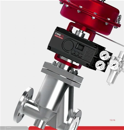 FLUORINE-LINED CONTROL VALVE