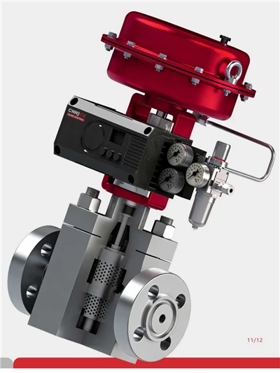 MULTI-HOLE CAGE PRESSURE REDUCING CONTROL VALVE